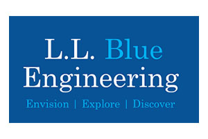 L l blue engineering logo.