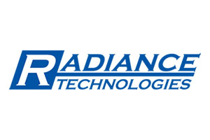 Radiance technologies logo on a white background.