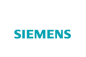 Siemens logo on a white background.