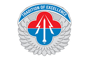 The emblem of the air force tradition of excellence.