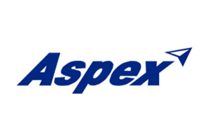 Aspex logo on a white background.