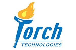 Torch technologies logo on a white background.