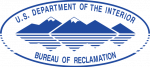 The u s department of the interior bureau of reclamation logo.