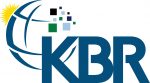 The logo for kbr.